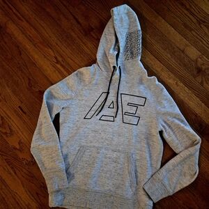 American Eagle Outfitters Light Gray Hoodie